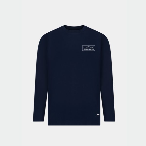 Oum eich Long sleeve navy blue